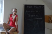 Hayley marie coppin  teacher. <p>Stand up in class; it is time